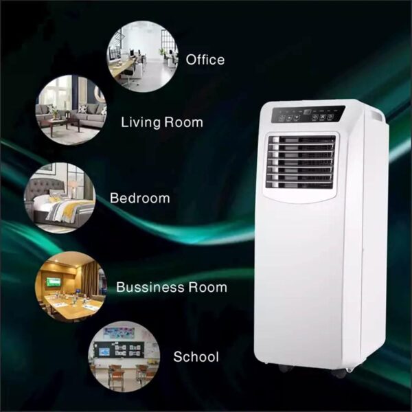 VELLOW Portable Air Conditioner, 4 in 1 Air Conditioner with Fan and Dehumidifier, Cools Up To 200 Square Feet, Air Conditioner with Remote Control for Offices, Dorms - Image 6