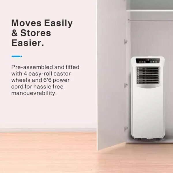 VELLOW Portable Air Conditioner, 4 in 1 Air Conditioner with Fan and Dehumidifier, Cools Up To 200 Square Feet, Air Conditioner with Remote Control for Offices, Dorms - Image 7