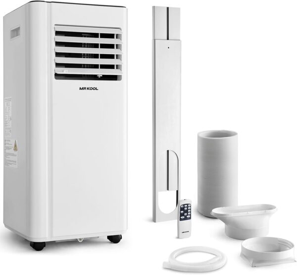 Portable Air Conditioner Unit 9000 BTU 4-in-1 Dehumidifier Ventilation Conditioning Cooling Fan with 2 Speeds with Digital Display & Remote Control Window Kit 24 Hour Timer for Room Up to 269sq.ft - Image 2