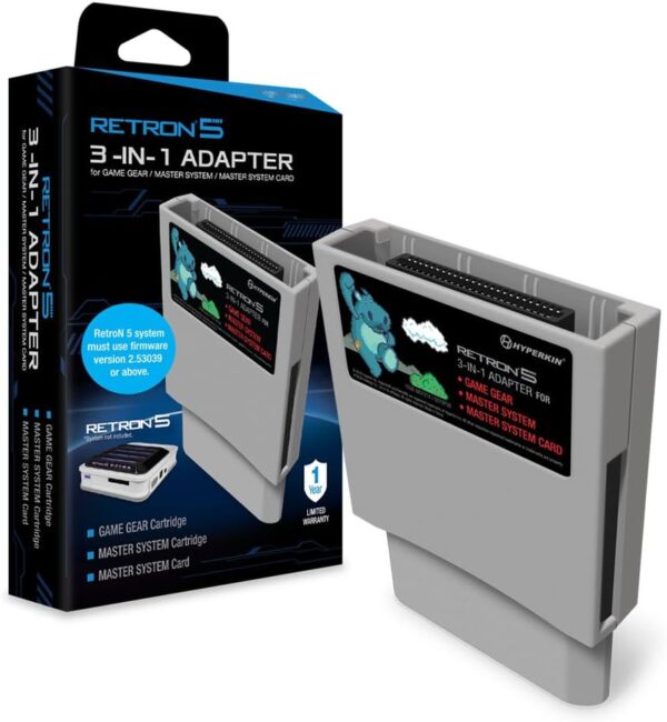 Hyperkin RetroN 5 3-in-1 Adapter for Game Gear, Master System, and Master System Card - Image 2