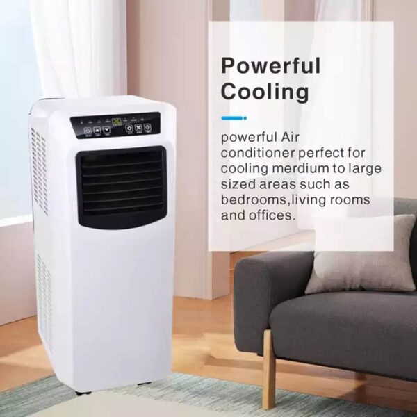 VELLOW Portable Air Conditioner, 4 in 1 Air Conditioner with Fan and Dehumidifier, Cools Up To 200 Square Feet, Air Conditioner with Remote Control for Offices, Dorms - Image 5