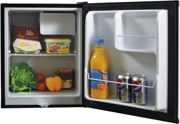 Igenix IG3711BL Table Top Fridge with 47 Litre Capacity, 4 Litre Ice Box, 1 Shelf, Reversible and Lockable Door, Black - Image 3