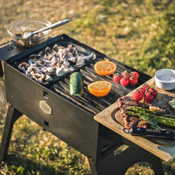 Gizzo Grill, Innovative Folding and Portable Grill - Easy to Setup up for Camping, Picnic, Anywhere You Go - Comes with all the Necessary Accessories for Barbecue - Image 7