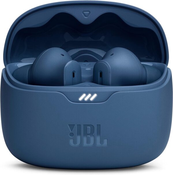 JBL Tune Beam Earphones, Bluetooth and Wireless, Water Resistant and Noise Cancelling with up to 48 Hours Battery Life, in Blue - Image 6