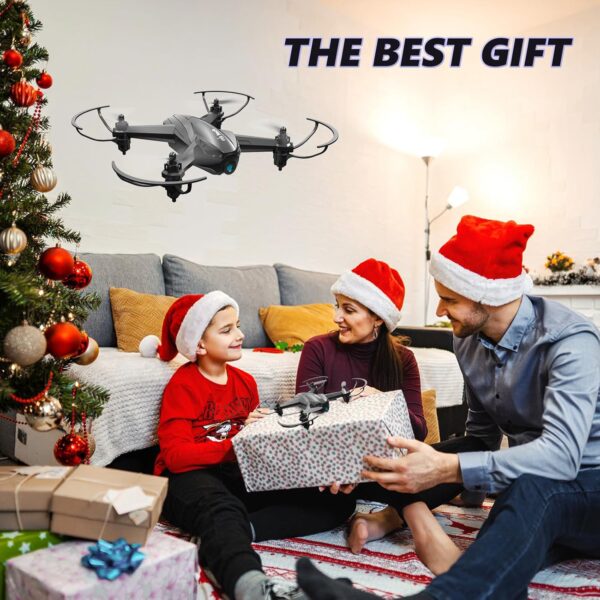 Drone with Camera 1080P HD FPV Live Video Drone with Carrying Case Altitude Hold Headless Mode 3D Flips RC Quadcopter for Beginners with 2 Batteries 20 Mins Flight Time Drones for Beginner Great Gift - Image 9