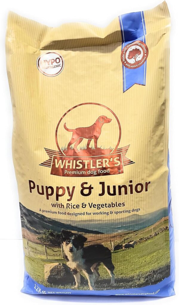 Whistler's Puppy & Junior, Hypoallergenic puppy dry food for all breeds 12kg - Image 2