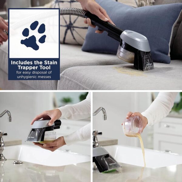 BISSELL SpotClean Pet | Portable Carpet Cleaner | Remove Spots, Spills & Stains with HeatWave Technology | Clean Carpets, Stairs, Upholstery, Car Seats | 36982 | Titanium/Purple - Image 5