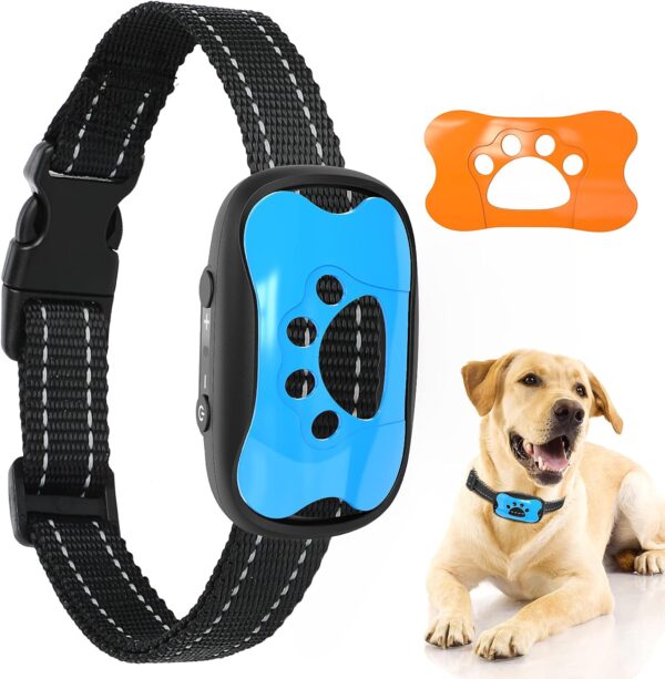 PET4PET Dog Barking Collar with 6 Adjustable Sensitivity Levels For Small Medium Large Dogs, Anti Barking Dog Training Collar Humane Beep Vibration, Anti Barking Device, Waterproof - Image 2