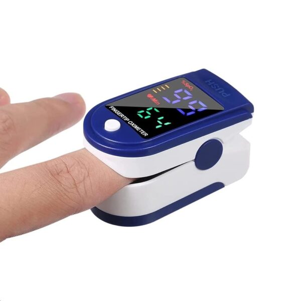 Professional finger Pulse Oximeter, handheld finger heart rate monitor, color display and pulse rate (PR) and oxygen saturation (SpO2) readings - Image 2