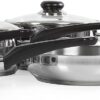 Morphy Richards 970002 Induction Frying Pan and Saucepan Set With Lids, Stay Cool Handles, Themocore Technology, Stainless Steel Pan Set, 5 Piece Set, Silver - Image 3