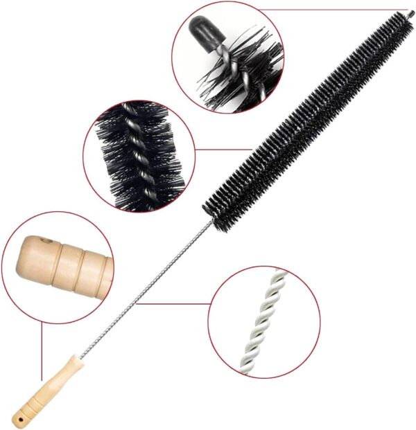 SPARES2GO Universal Tumble Dryer Lint Removal Kit Vacuum Hose Dusting Brush Cleaning Attachments Set - Image 6