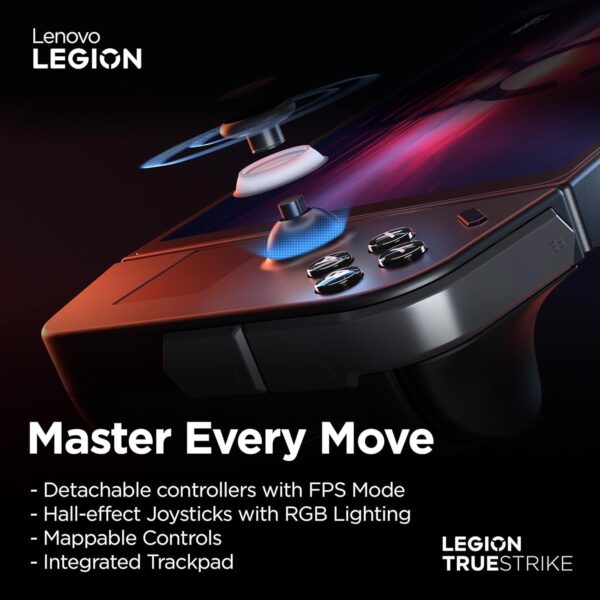 Lenovo Legion Go Handheld Gaming Console | 8.8 inch 2K Display | Detachable Controllers | AMD Ryzen Z1 Extreme | 16GB RAM | 512GB SSD | Windows 11 Home | 3 Months Xbox Games Pass - Image 9