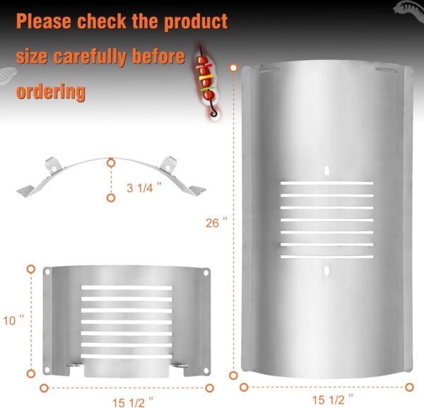 Flame Broiler Slide Cover and Bottom Kit Compatible with Pit Boss Pro 850 Series Pellet Grills - Image 3