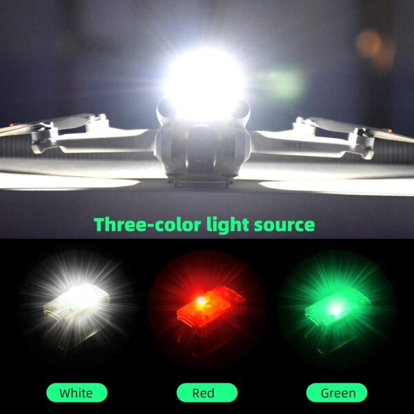 HeiyRC Mini 4 Pro Drone Strobe Light,Super Bright Flash LEDs for DJI Neo/Mini 4k Avata 2 Mini 3 Pro Mavic 3 Air 3 2S Mavic Mini 2 SE FPV Avata Drone Night Flight Anti Collision Lamp Accessory - Image 8