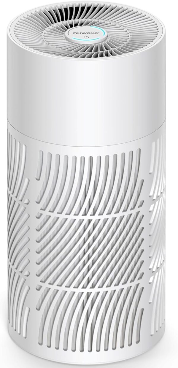 Nuwave Oxypure Air Purifier 3XL H13 HEPA Filter for Home Bedroom Allergies, 17dB, 360° Air Intake, Removal to 0.1 Microns Smoke Dust Mold Pollen Bacteria Pet Hair Odor, Air Quality Sensor, Energy Star - Image 2