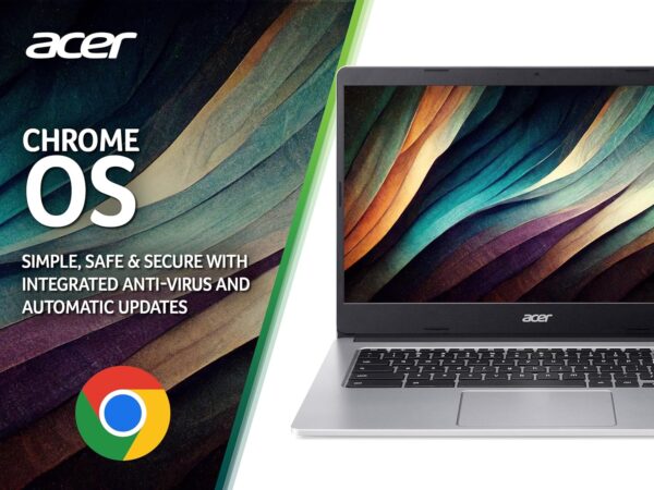 Acer Chromebook 314 CB314-2H Laptop - MTK MT8183, 4GB, 64GB eMMC, Integrated Graphics, 14-inch HD, Google Chrome OS, Silver - Image 7