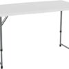 LIFETIME Height Adjustable Craft Camping and Utility Folding Table - Image 2