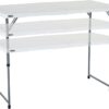 LIFETIME Height Adjustable Craft Camping and Utility Folding Table - Image 7