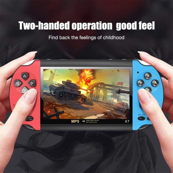 Handheld Game Console, Retro Games Console Built-in 10000+ Classic Games, 4.1-inch TFT LCD Screen, 10 Emulators, Handheld Emulator Console Support TV Output Video Music eBook - Image 4