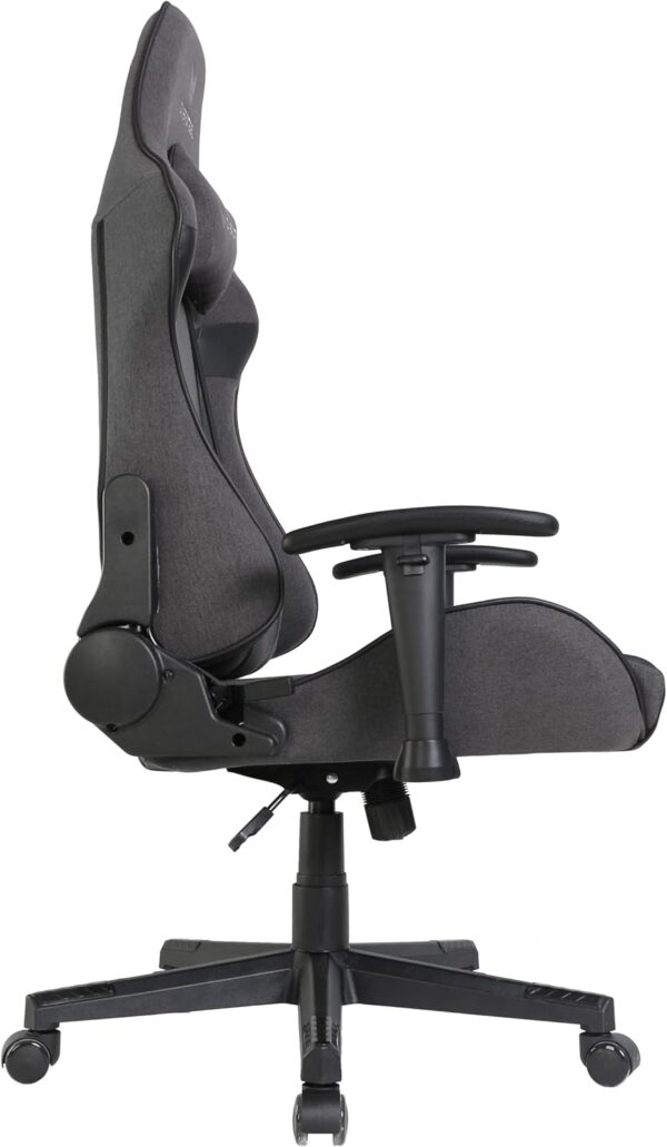 Oversteel - ULTIMET Professional Gaming Chair, Breathable Fabric, 2D Armrests, Height Adjustable, 180° Reclining Backrest, Gas Piston Class 3, Up to 120Kg, Black - Image 11