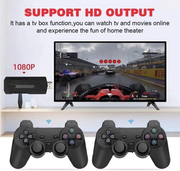 X2 Upgrade HDMI Retro Classic Game Stick 30000+ Loaded Games 3d Games Plug and Play HD 4k Wireless Game Controller 2.4g - Image 4