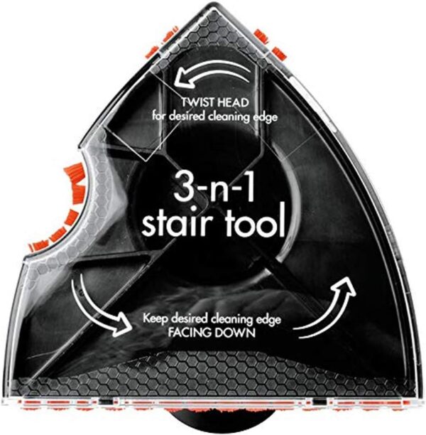 BISSELL 3-in-1 Stair And Upholstery Tool | For Use With BISSELL Upright And Portable Carpet Cleaners | 2369 - Image 3