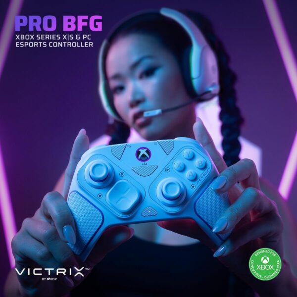 PDP Victrix Pro BFG Wireless Controller: White For Xbox Series X|S, Xbox One, and Windows 10/11 PC - Image 10