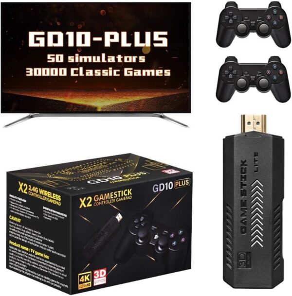 X2 Upgrade HDMI Retro Classic Game Stick 30000+ Loaded Games 3d Games Plug and Play HD 4k Wireless Game Controller 2.4g - Image 3