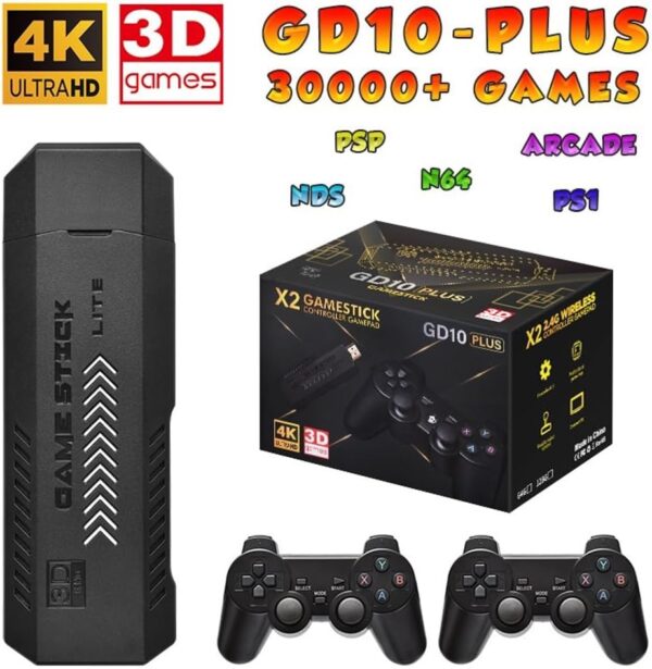 X2 Upgrade HDMI Retro Classic Game Stick 30000+ Loaded Games 3d Games Plug and Play HD 4k Wireless Game Controller 2.4g - Image 5