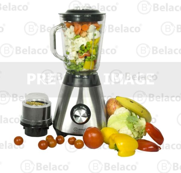 Multi Blender juicer food processor with Glass Jar & a Grinder strong housing smoothie maker 1.5L glass jar removable filling cap for easy filling Ice Crushing function - Image 8