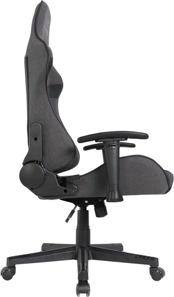 Oversteel - ULTIMET Professional Gaming Chair, Breathable Fabric, 2D Armrests, Height Adjustable, 180° Reclining Backrest, Gas Piston Class 3, Up to 120Kg, Black - Image 6