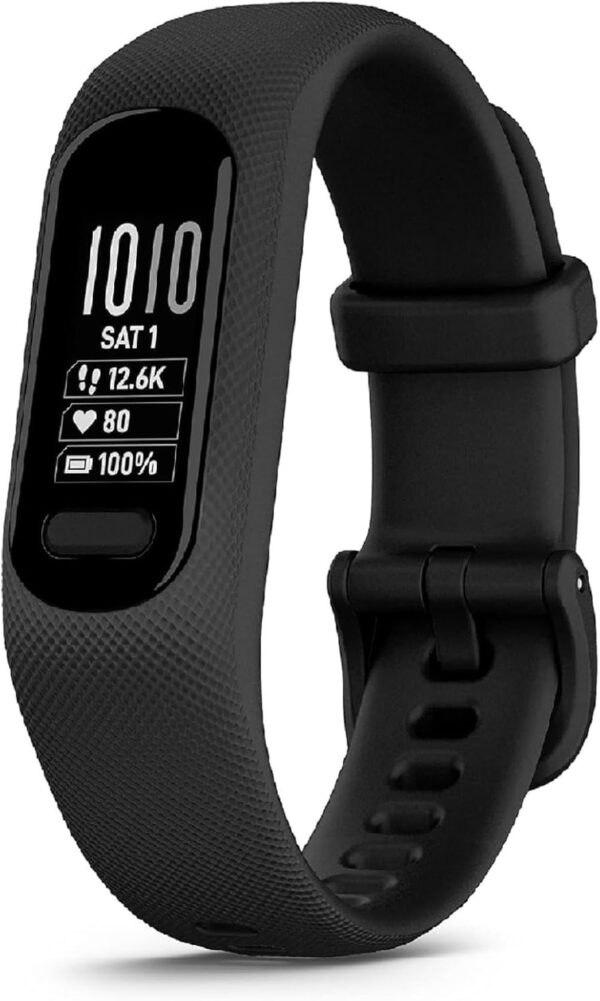 Garmin vivosmart 5 Smart Health and Fitness Activity Tracker with Touchscreen, Black, Small/Medium - Image 2