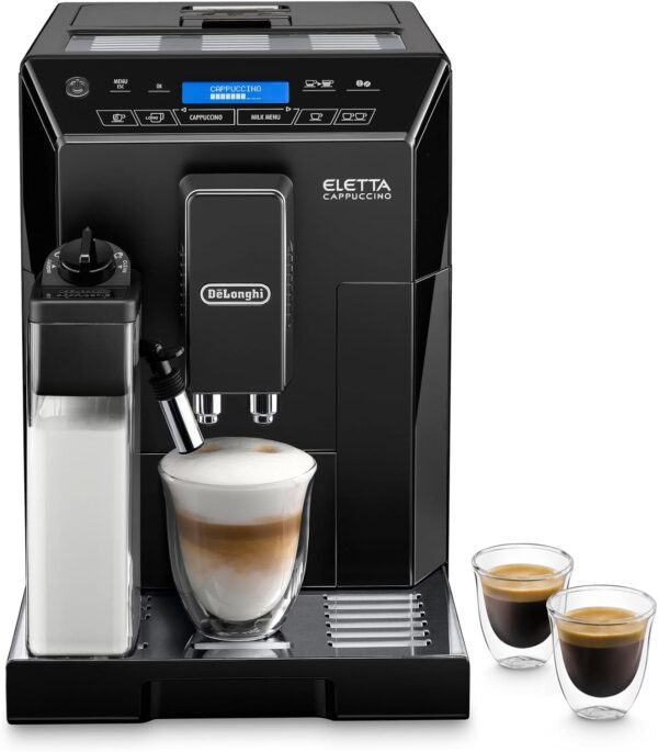 De'Longhi Eletta, Fully Automatic Bean to Cup Coffee Machine, Cappuccino and Espresso Maker, ECAM 44.660.B, 2 liters, Black - Image 2