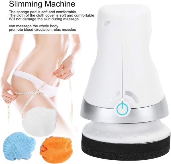 Massager Body Massager, Body Sculpting Machine Electric Deep Tissue Massager Handheld Skin Tightening,Cellulite Massager with 3 Washable Pads,Massage Slimming Machine for Neck Shoulders Arm Leg - Image 5