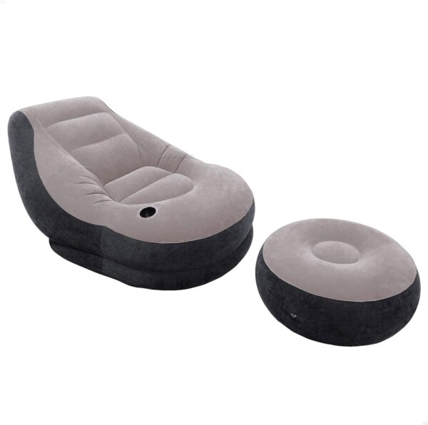 Intex - Lounge chair inflatable grey/black - Image 2