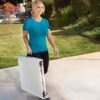 LIFETIME Height Adjustable Craft Camping and Utility Folding Table - Image 9