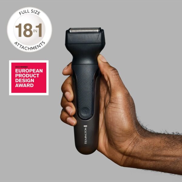 Remington ONE 18-in-1 Total Body Multi-Groomer for Men & Women (Body Hair Trimmer, 38mm Blade for Hair & Beard, Foil Shaver, Nose & Ear, 14 Combs, USB, Waterproof, Cordless, 60-Minute Run Time) PG780 - Image 3