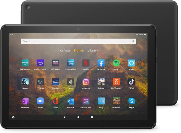 Certified Refurbished Amazon Fire HD 10 tablet | 10.1", 1080p Full HD, 32 GB, Black - with Ads - Image 3