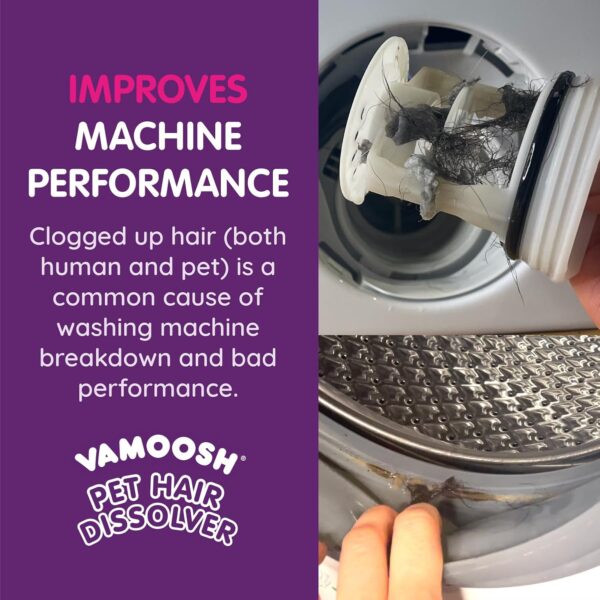 Vamoosh Pet Hair Dissolver - Pet Hair Remover for Washing Machines, 6x100g, Removes Odour Dissolves Dog, Cat, Animal Fur, Cleans Pet Bedding in Washing Machine, Easy to Use, Up to 6 Washes - Image 6