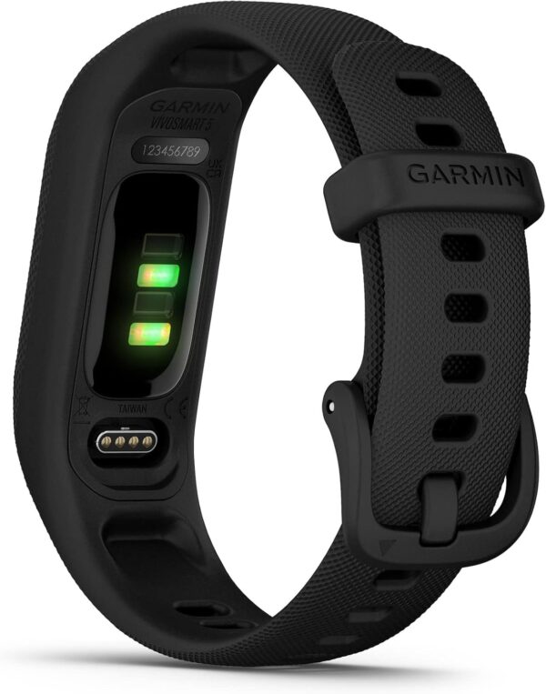 Garmin vivosmart 5 Smart Health and Fitness Activity Tracker with Touchscreen, Black, Small/Medium - Image 5