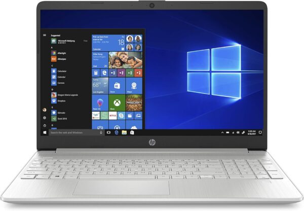 HP Laptop 14s-fq1000na, 14" Full HD Laptop, AMD Ryzen 5 5500U, 8GB Ram, 256 GB SSD, Windows 11 Home, Amazon Alexa Voice Service, Dual Front Facing Speakers, Silver - Image 2