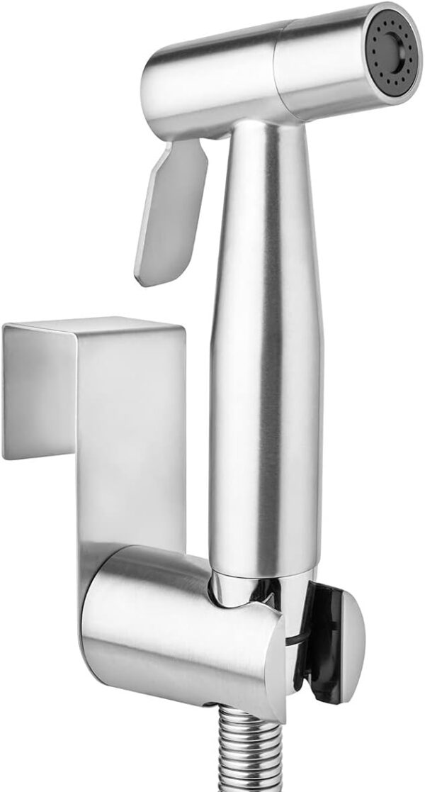 Handheld Bidet Toilet Sprayer Jet Kit Stainless Steel Shattaf Sprayer Kit Bathroom Personal Hygiene - Image 3