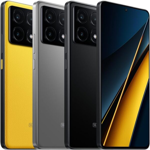 POCO X6 Pro 5G Yellow - Smartphone 12+512GB, MediaTek Dimensity 8300, 64MP triple camera, 6.67" 120Hz POLED display, 5000mAh, 67W turbo charging (UK Version + 2 Years Warranty) - Image 3