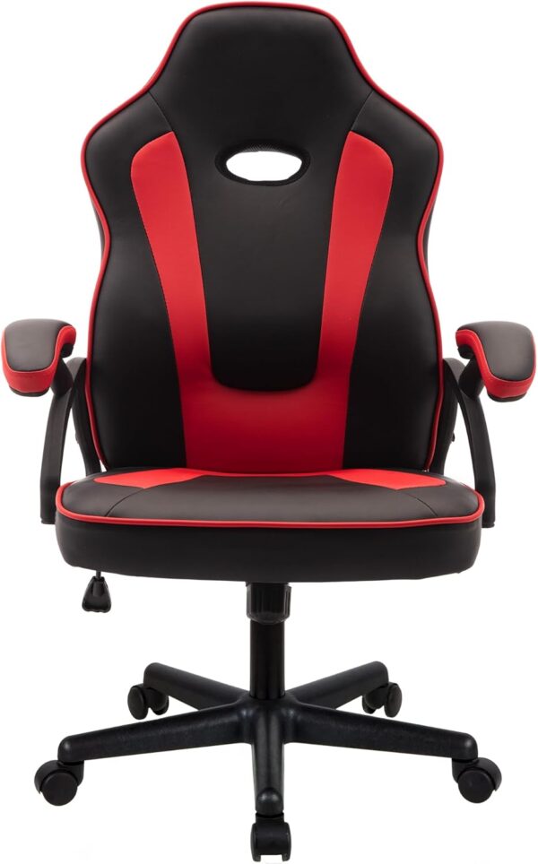 Play haha.Gaming chair Office chair Swivel chair Computer chair Work chair Desk chair Ergonomic Chair Racing chair Leather chair PC gaming chair (Red) - Image 5