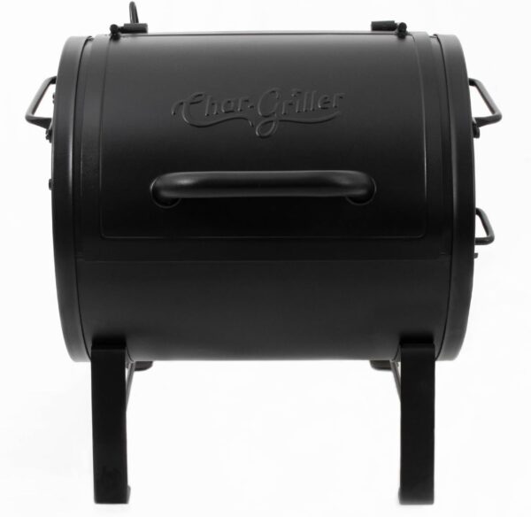 Char-Griller E82424 Smoker Side Fire Box Portable Charcoal Grill, Black - Image 2