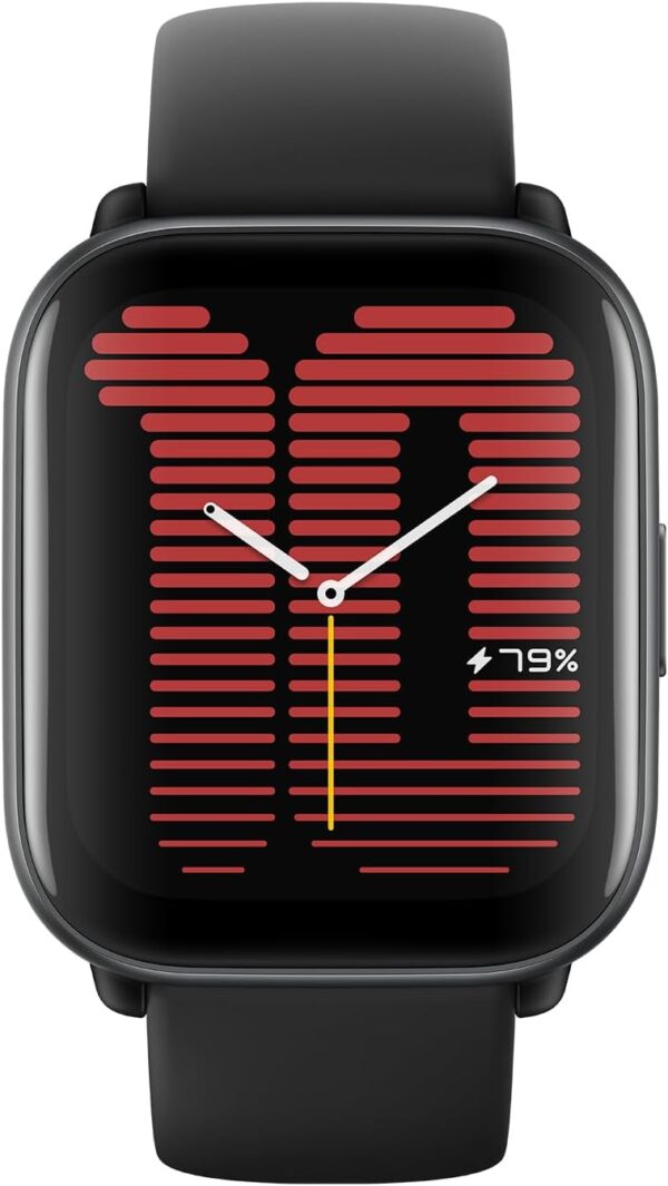 Amazfit Active 42mm Smart Watch with AI Fitness Exercise Coach, GPS, Bluetooth Calling, Music Storage, 14 Day Battery, AMOLED Display & Alexa-Enabled, Midnight Black - Image 3