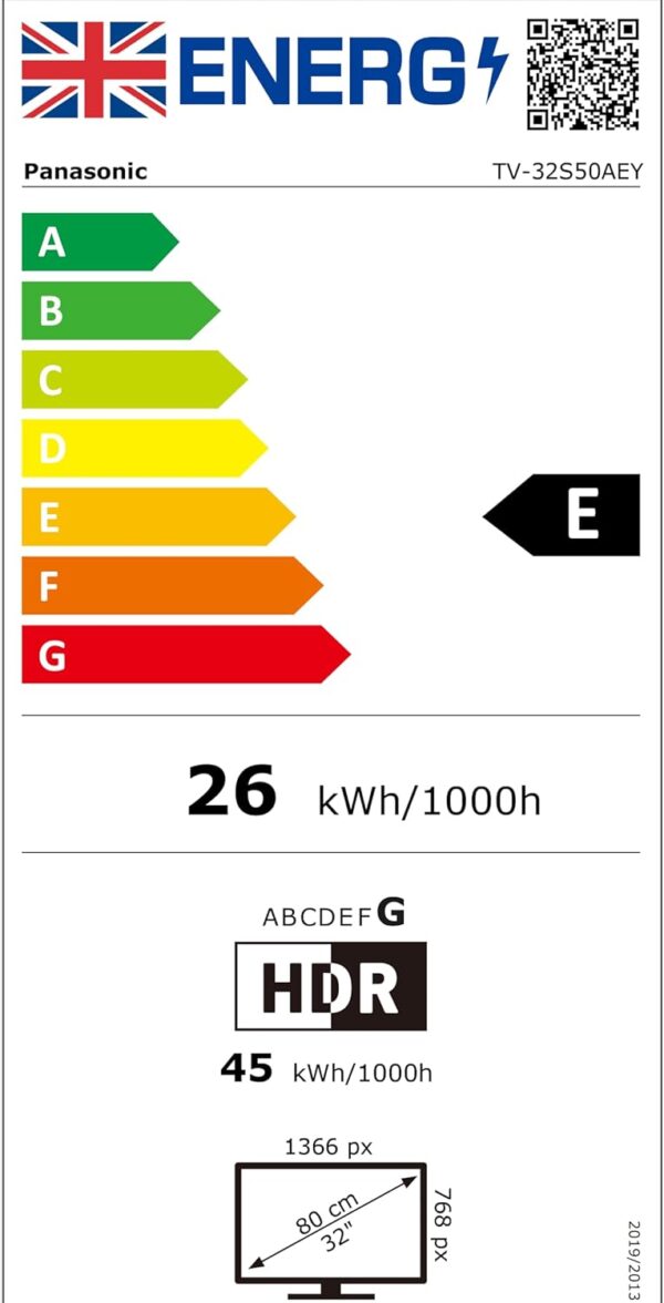 Panasonic TV-32S50AEY, S50 Series 32 inch HD LED Smart TV, 2024, Fire TV, HD Colour Engine, HDR, Alexa Voice Control, Media Player, For An Exceptional Visual Experience - Image 12