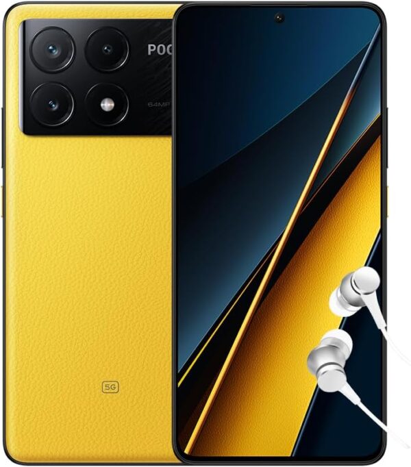 POCO X6 Pro 5G Yellow - Smartphone 12+512GB, MediaTek Dimensity 8300, 64MP triple camera, 6.67" 120Hz POLED display, 5000mAh, 67W turbo charging (UK Version + 2 Years Warranty) - Image 2