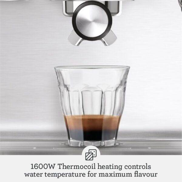 Sage the Duo-Temp Pro Espresso Machine, Coffee Machine with Milk Frother, BES810BSS - Brushed Stainless Steel - Image 4