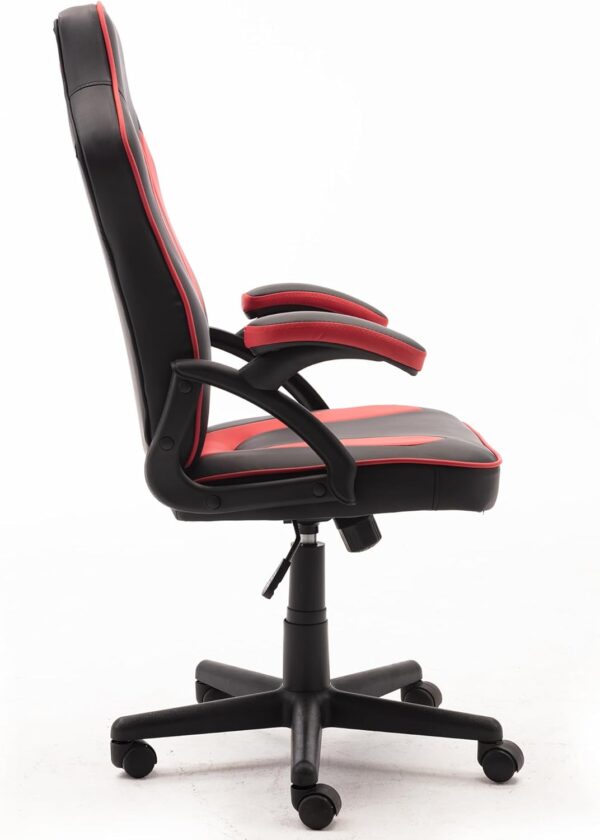 Play haha.Gaming chair Office chair Swivel chair Computer chair Work chair Desk chair Ergonomic Chair Racing chair Leather chair PC gaming chair (Red) - Image 6